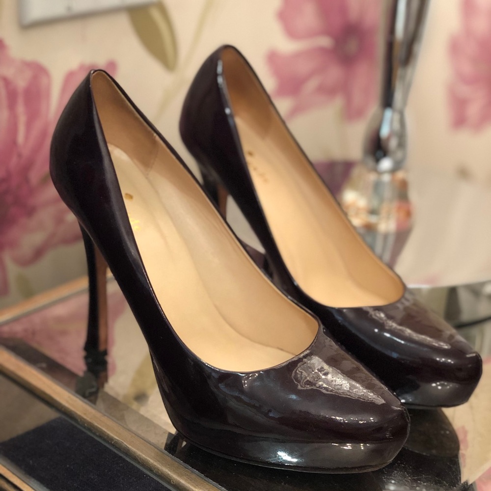 Burgundy Kate Spade pumps